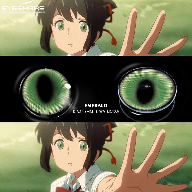 fLfM1pair Yearly Gojo Satoru Contact Lenses Fashion for Big eyes with