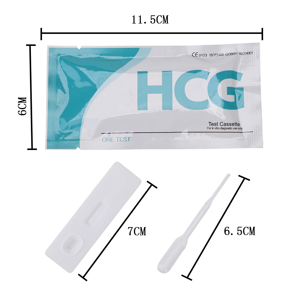 5pcs Women HCG Early Pregnancy Test Strips Rapid Pregnancy Test Kit