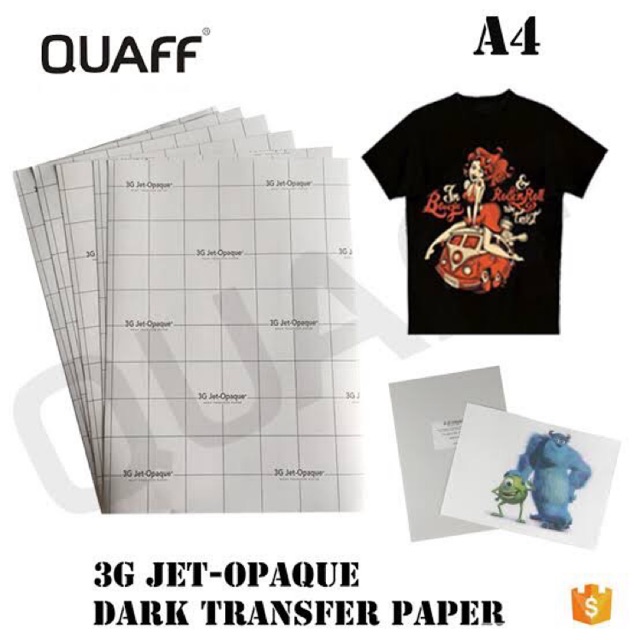 Dark Transfer Paper itech Old Version A4 Dark Designed for