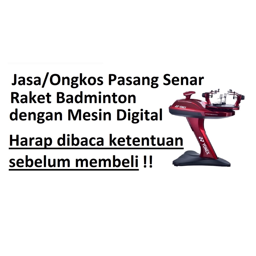 MESIN Install Badminton Racket Strings - Digital Machine | Shopee ...