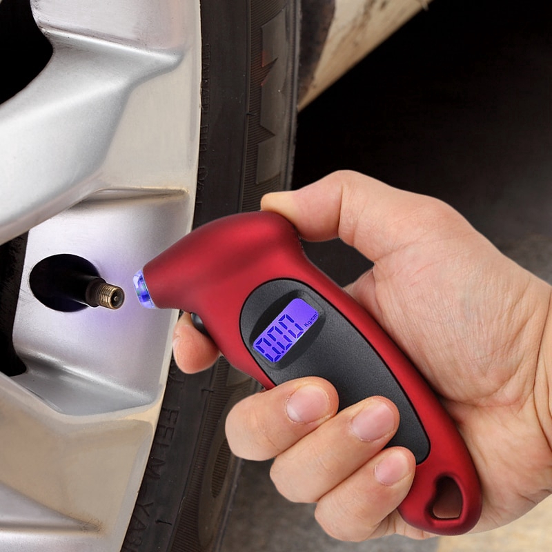 1pcs Digital Tire Tyre Air Pressure Gauge Tester Tool LCD | Shopee ...