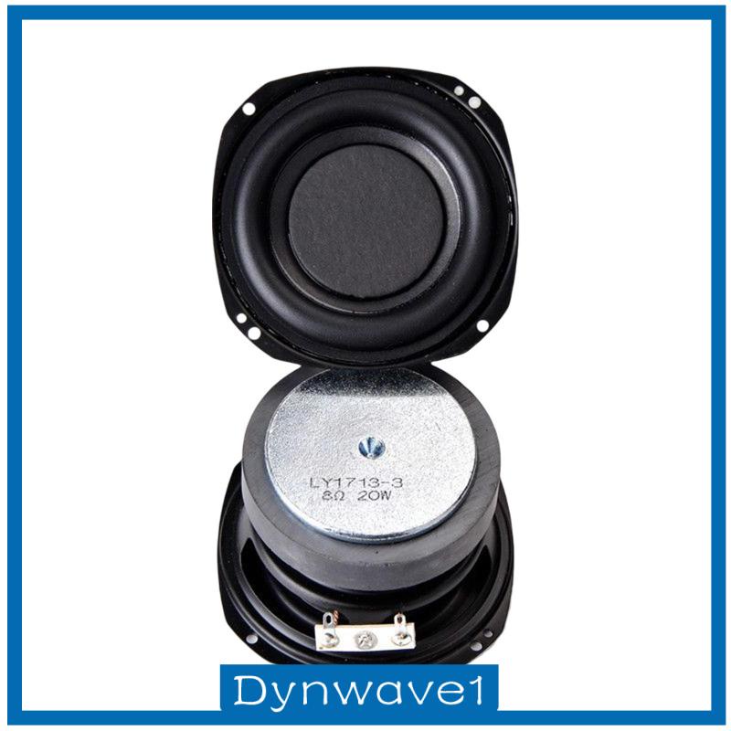 [Dynwave1] 3 inch Woofer Subwoofer Speaker Low Noise Rubber Edge Stereo