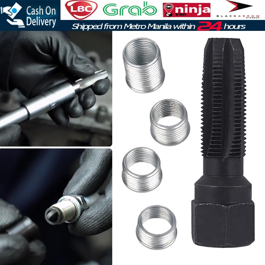 【Fast Delivery】14mm Spark Plug Rethread Rethreader Repair Tap Tool ...