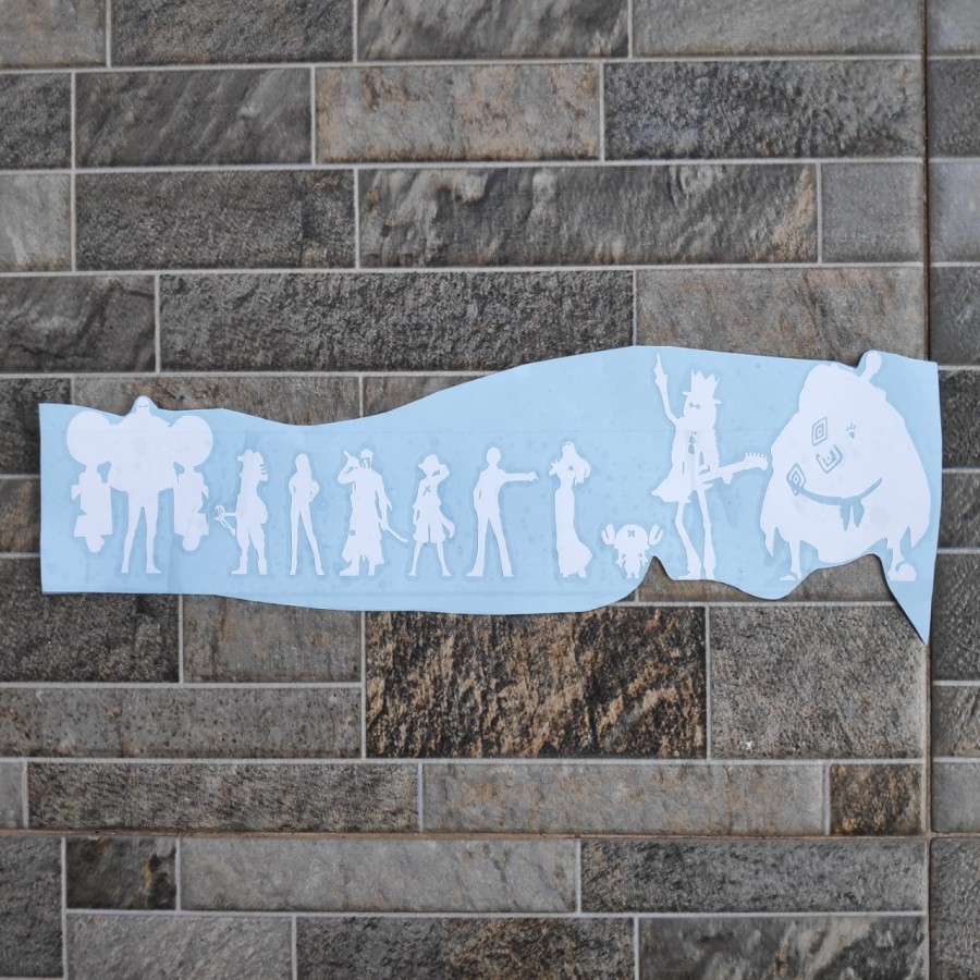 Latest One Piece Team Fans Car Motorcycle Laptop Sticker Jinbe Jimbei ...