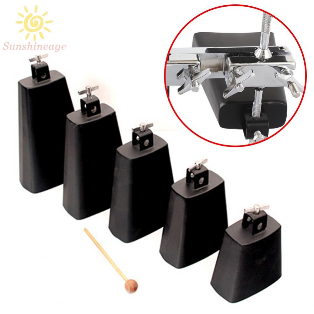 4,5,6,7,8,9 inch Metal Cowbells Cow Bell with Drumstick for Drum Set Accessorys Shopee Philippines