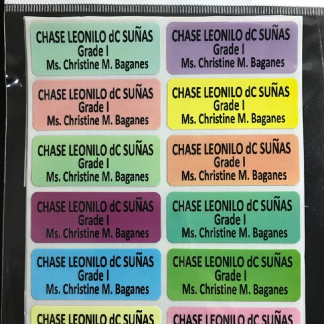 Waterproof Plain Colored Stickers | Shopee Philippines