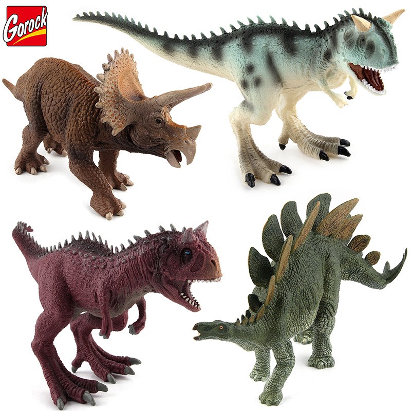 Gorock Dinosaur World Stegosaurus Carnosaurs Model Toys Collection ...