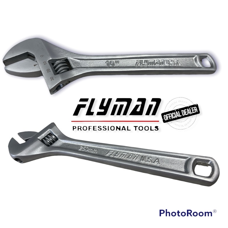 ADJUSTABLE WRENCH 8INCHES 10INCHES 12INCHES Original Flyman Tools made