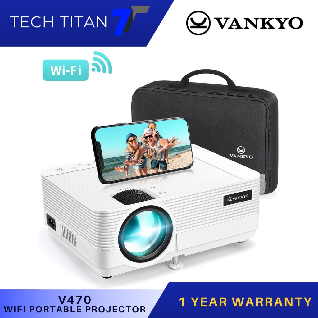 Vankyo Performance V630W WiFi Projector Full Hd With 300 Inch Display