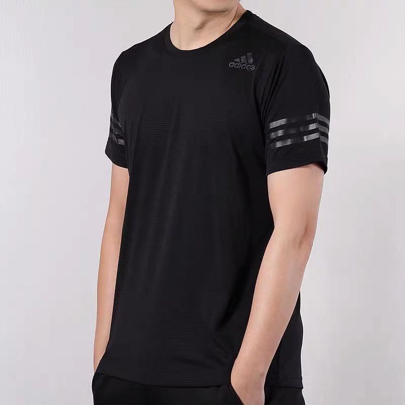 Adidas dri fit sports running fitness cloth T shirt sorts sleeved compression tights cool no.2031