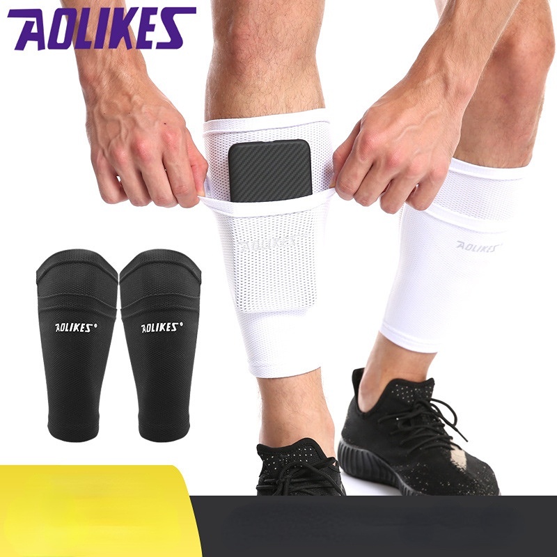 1 Pair Compression Leg Calf Sleeve Basketball Volleyball Men Support Calf  Elastic Running Football Sport Leg Sleeve Cycling