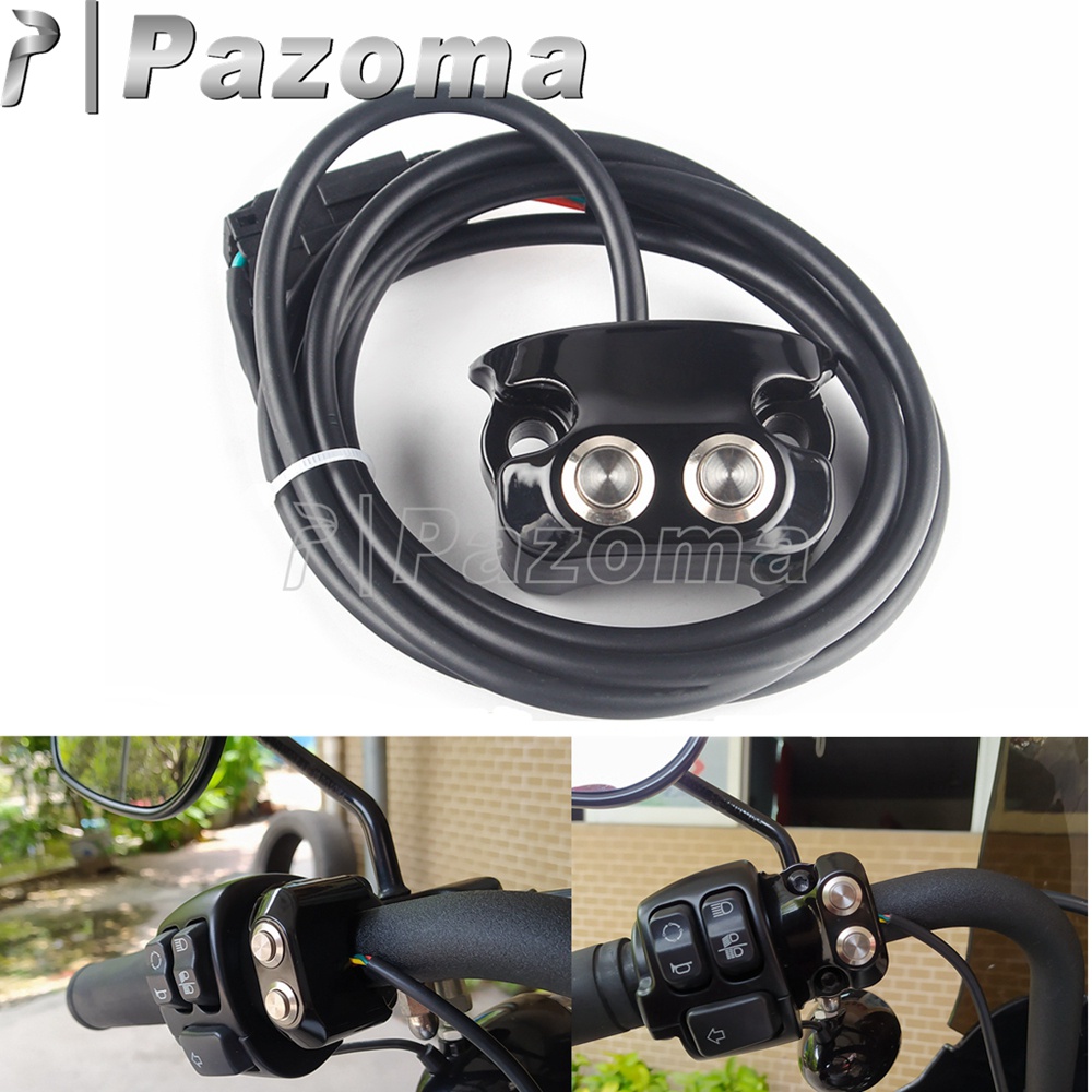 RjMOTO/ Motorcycle 1" Handlebar Air Ride Switch Controller for Harley