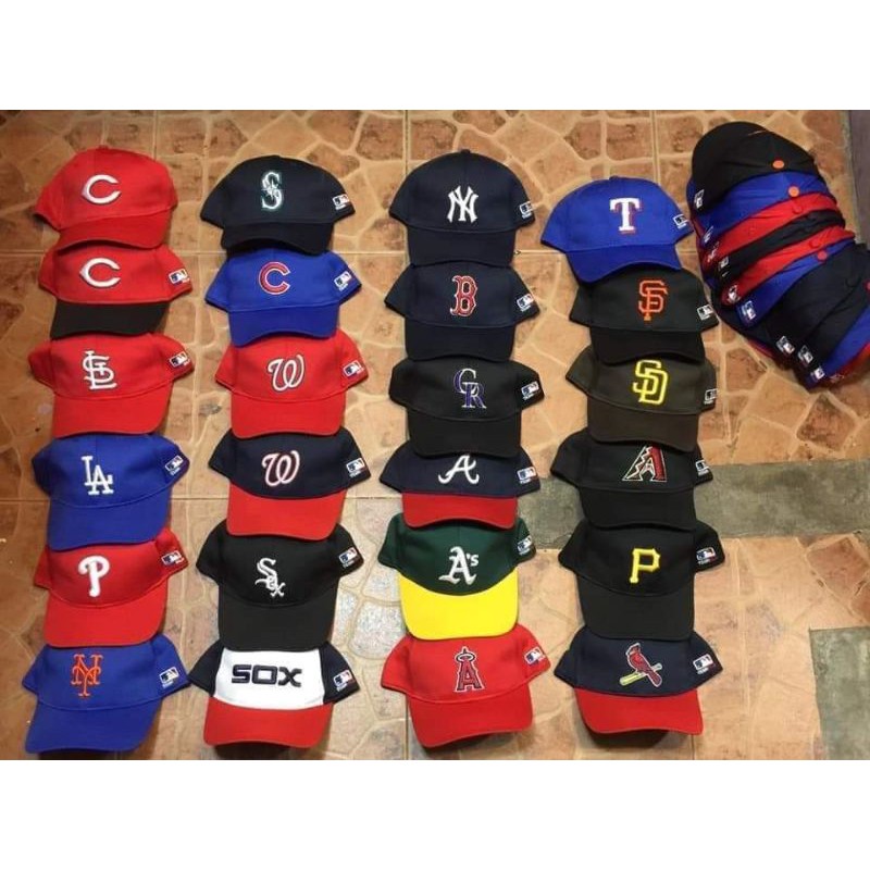 Old school hot sale mlb hats