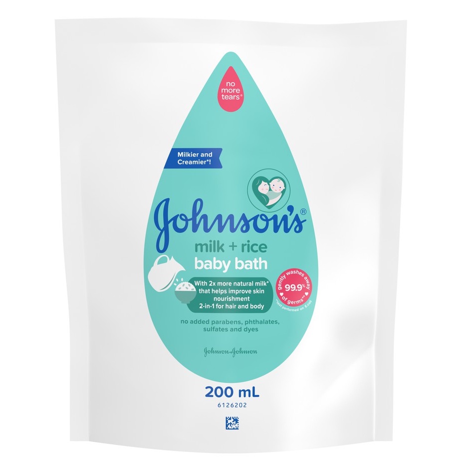 Johnson's Milk+Rice Bath Refill 200mL Shopee Philippines