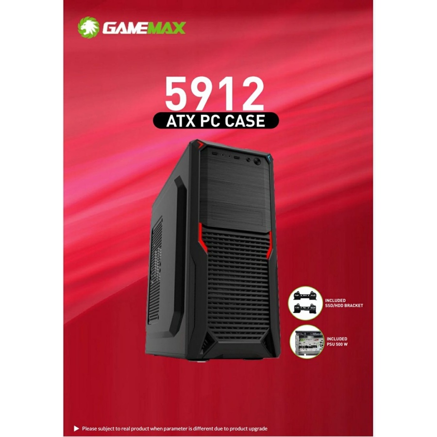 Gamemax 5912 PC CASING INCLUDE PSU | Shopee Philippines