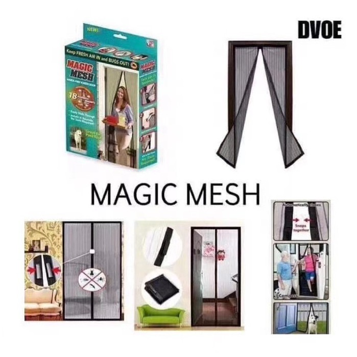 pinsan Magic Mesh Instant Screen Door | Shopee Philippines