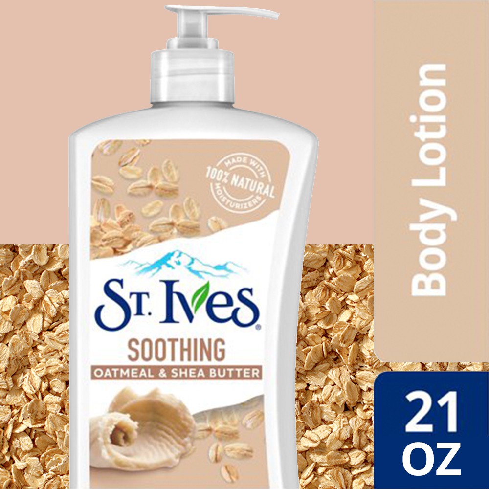 ST. IVES Nourish & Soothe Oatmeal & Shea Butter Body Lotion Made with