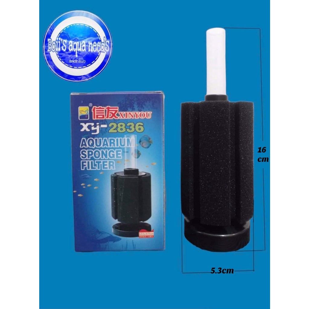 Aquarium sponge filter XY 2836 Shopee Philippines