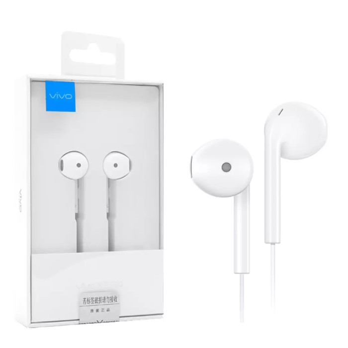 1.25m White 3.5mm Audio Jack Vivo Design Earphones with Microphone for Vivo Y11 Y15 Y15s Gadgets Shopee Philippines