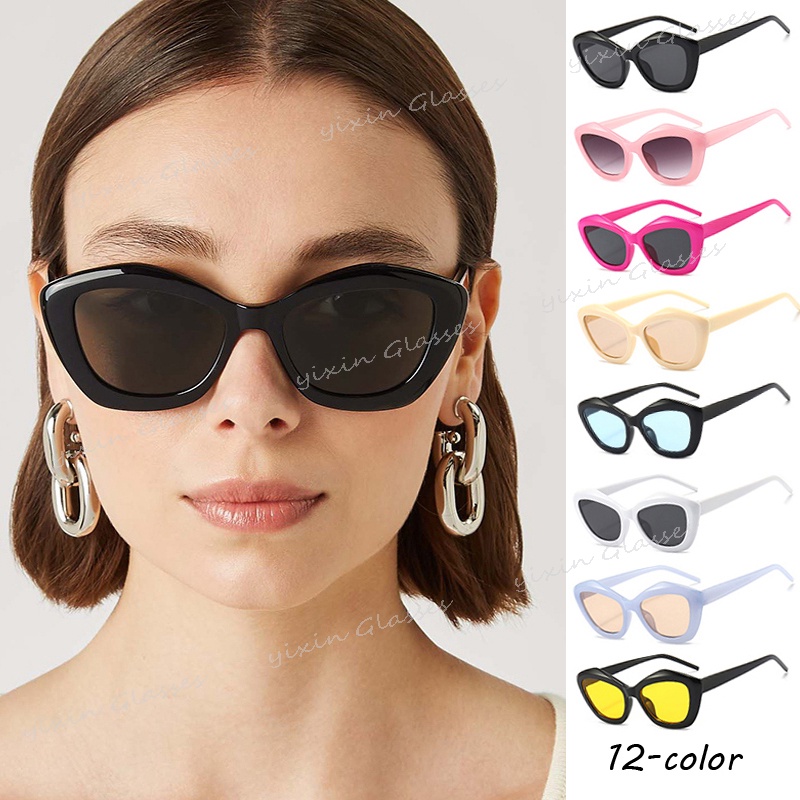 COD European American simplicity Cat Eye Sunglasses For Women Fashion ...