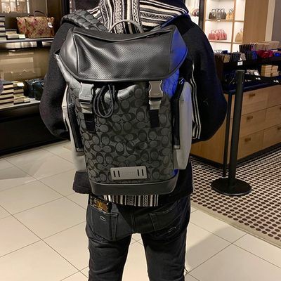 Coach travel store backpack