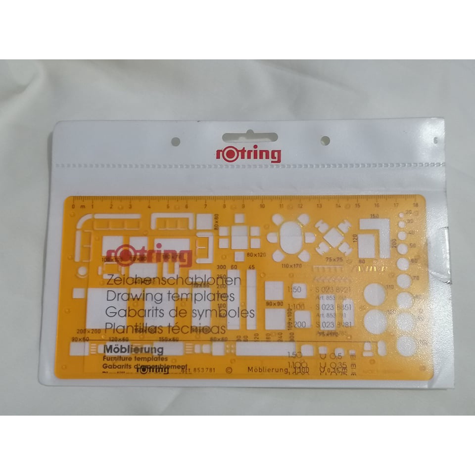 ROTRING FURNITURE SCALE 1:100 M | Shopee Philippines