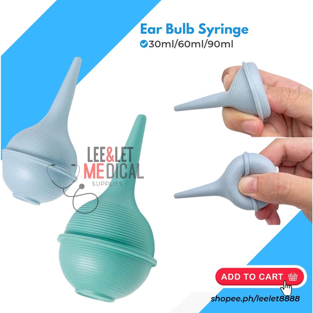 Rubber Suction Sterile Ear Syringe Ear Bulb Syringe 30ml60ml Shopee Philippines 