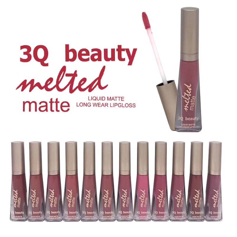 3Q Beauty Ultra HD Melted Liquid Lip Matte Long-wear Lip Gloss Matte ...