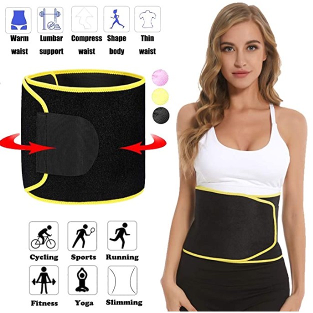 Sweating Fat Burning Weight Loss Wrap Belly Waist Trainer Slimming