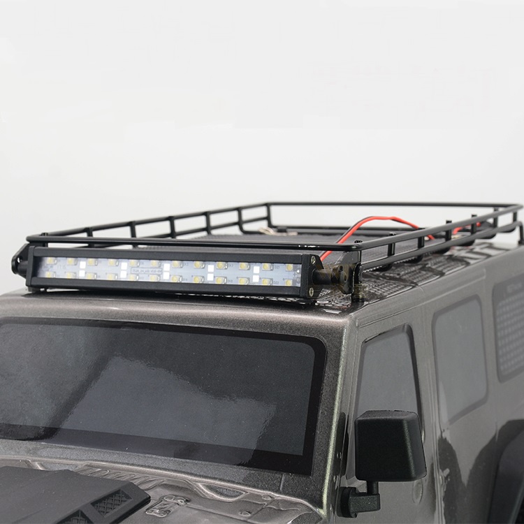 hotRC Car Metal Simulation Roof Luggage Rack Strip Ceiling Light with