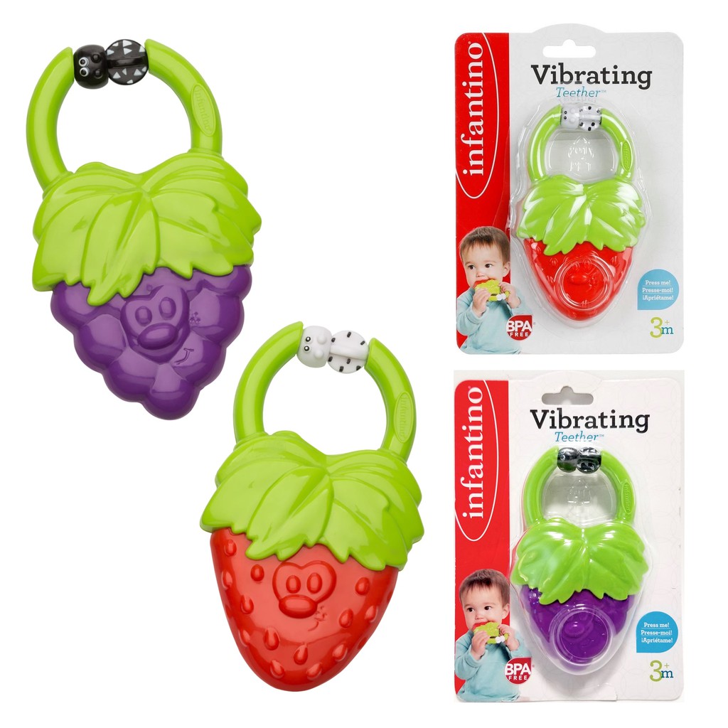 Vibrating teething toys hot sale for babies