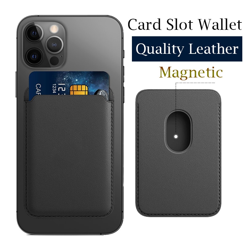 MagSafe Case for iPhone 12 Pro Max Magnetic Wallet Card Pocket Capa for  IPhone 12 Mini Phone Leather Magnetic Card Slots