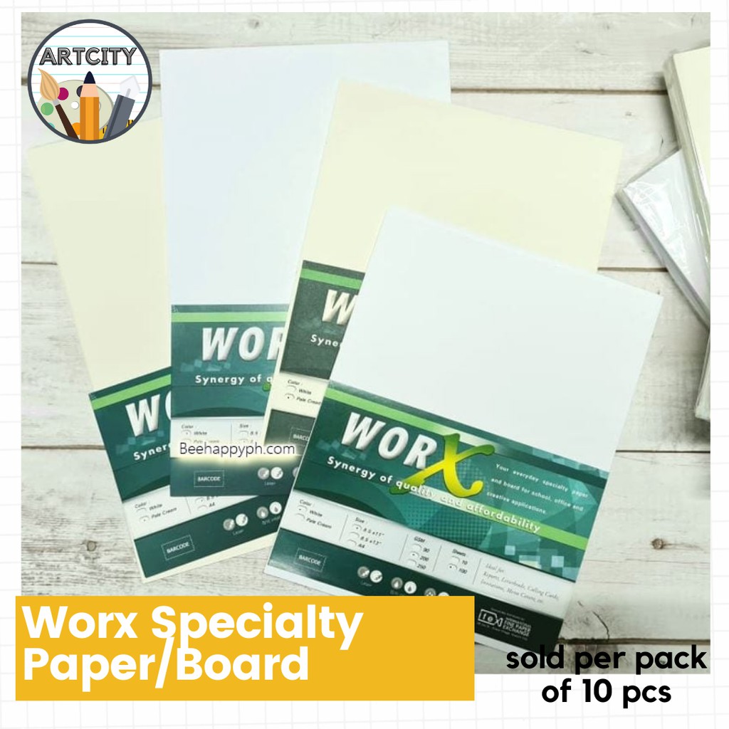 Worx Specialty Vellum Board or Paper White Pale Cream sold per