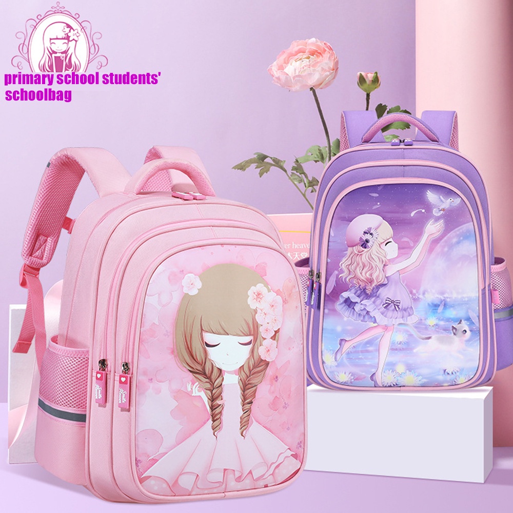 Cartoon children's school bag primary school school bag school bag backpack boy girl school bag