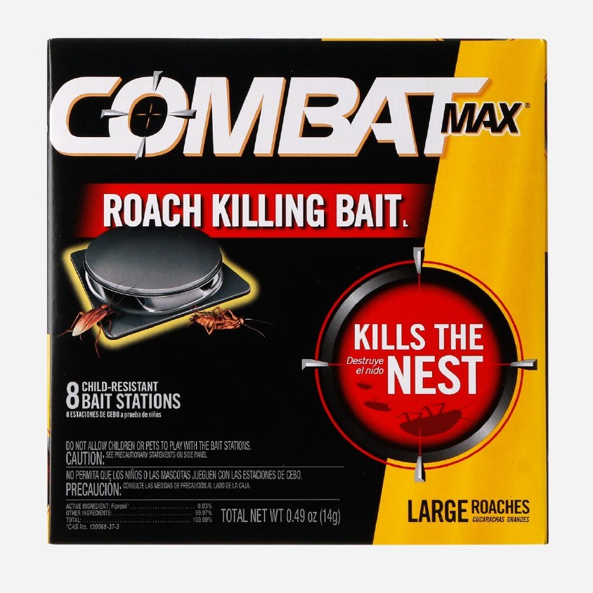 Combat Max Roach Killing Bait 8 Bait Stations 0.49 14g GDSFPH_S4 ...