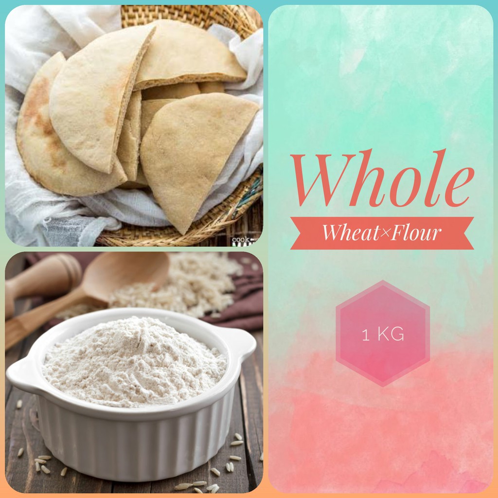 Atta Whole Wheat Flour 1 Kilogram Imported from India Shopee