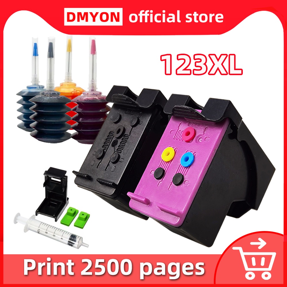 123XL Ink Cartridge Compatible for HP 123 Xl Deskjet 1110 2130 2132 ...