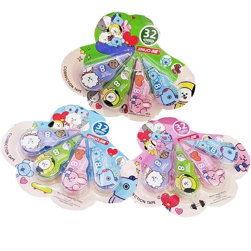 Unicornbts Bt21 Sanrio 4 In 1 Correction Tape Shopee Philippines