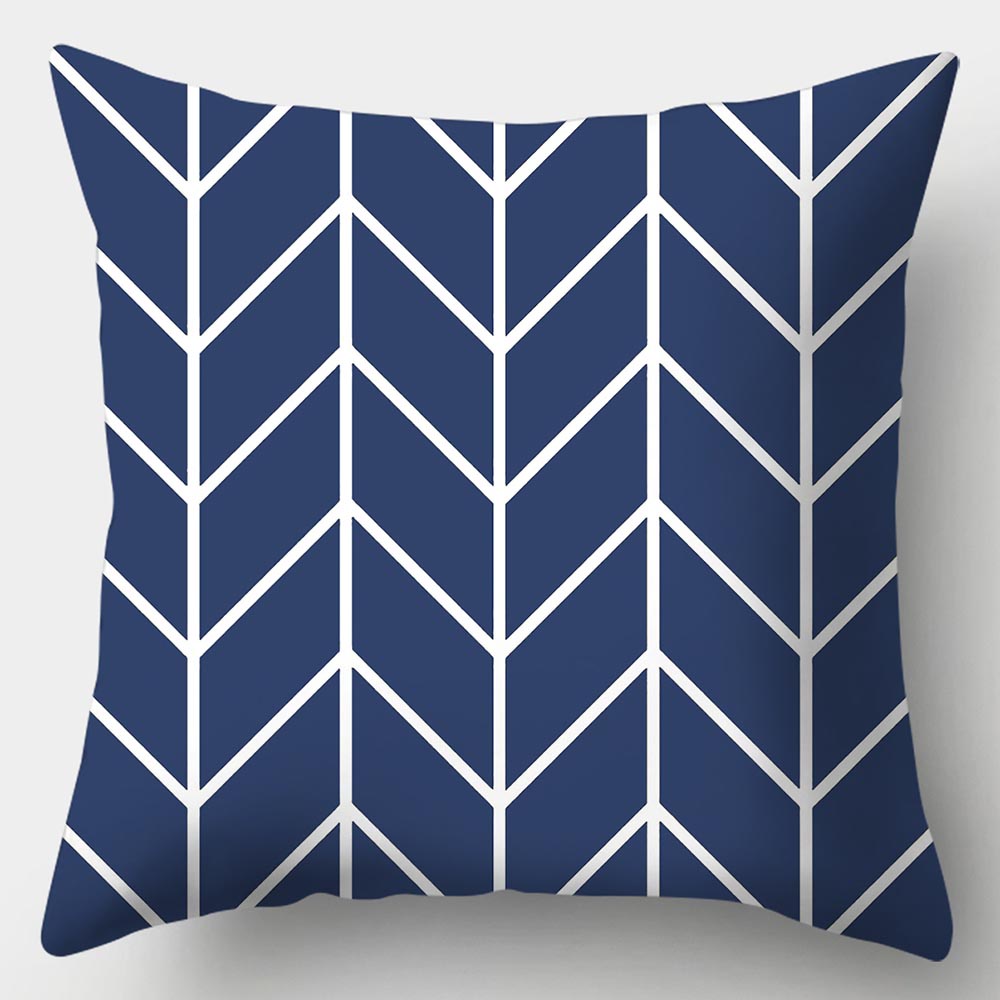 New Creative Throw Pillow Case Blue Furniture Cushion Cover For Home