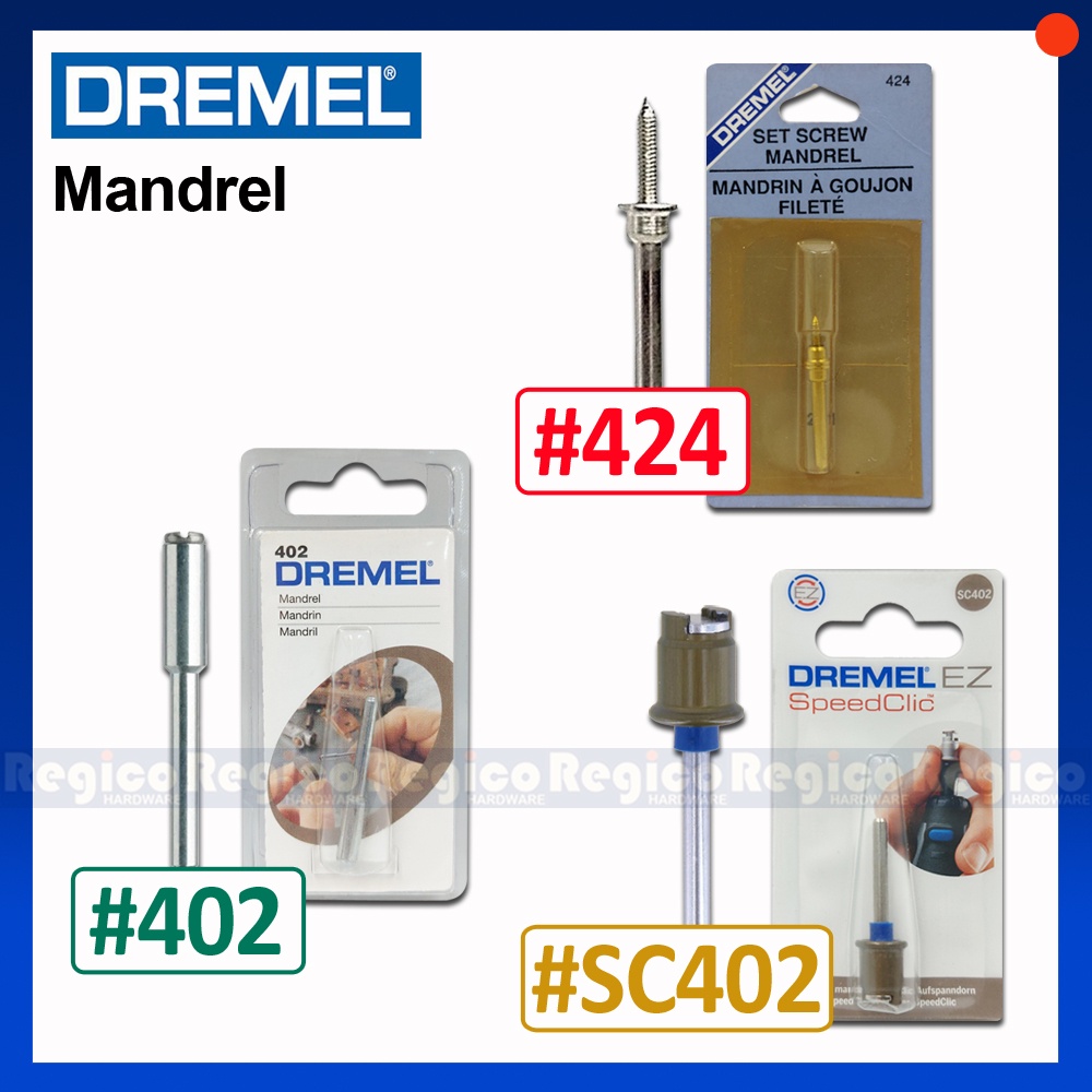 Dremel SpeedClic Mandrel SC402 402 424 Dremel Accessories Regico ...