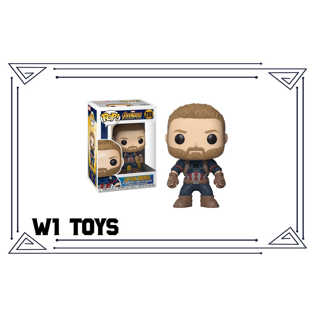 Funko Pop Capitán América 288 Avengers Infinity War Marvel Funko