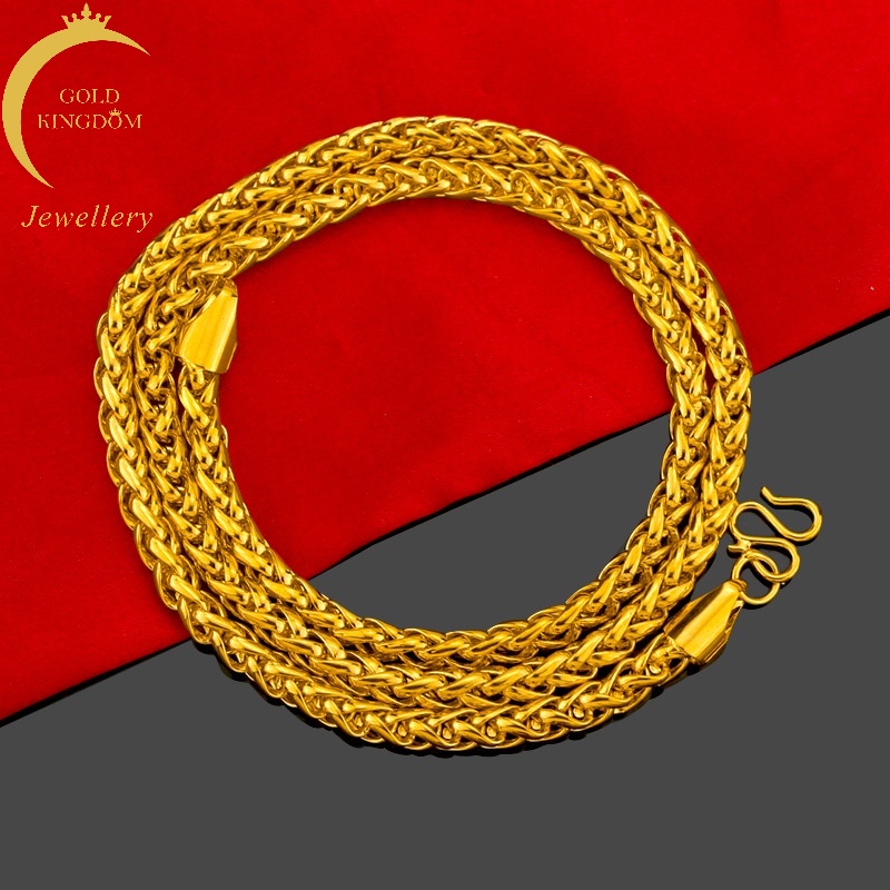 Goldkingdom Fashion Ready Stock Korea Jewellery 24k Bangkok Gold Hemp 