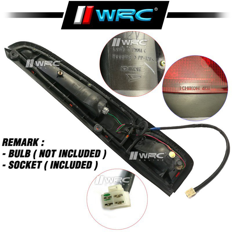 Ichikoh Perodua Kenari Original Tail Lamp ( Red + Orange ) ( Left