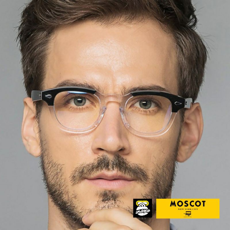 Moscot Black Crystal MOSCOT LEMTOSH BLACK/CRYSTAL PREMIUM