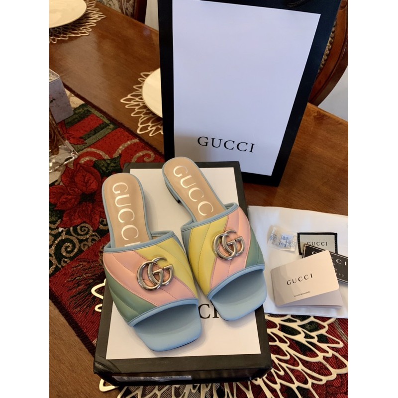 Gucci slides online rainbow