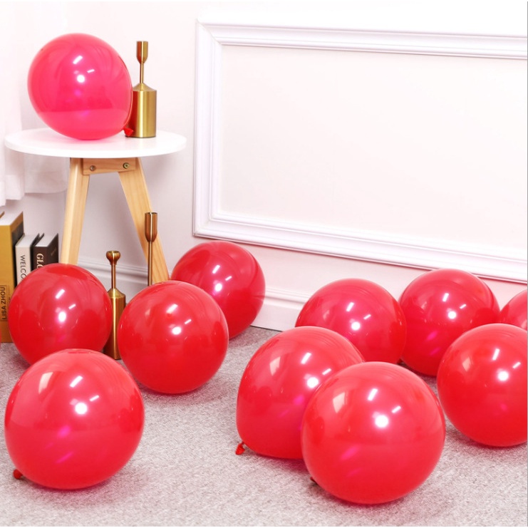 100 Pcs 10 Inch Pearl Color Latex Balloon Birthday Party Wedding