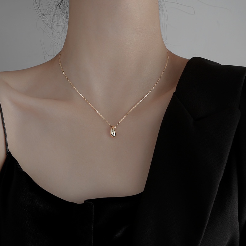 tala by kyla Titanium Steel 18K Non-Fading Water Drop Necklace 2021 New ...