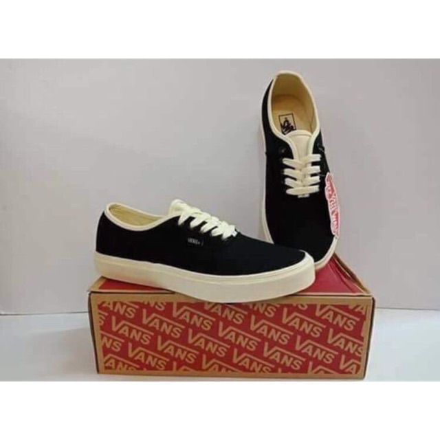 Vans black hotsell bone authentic