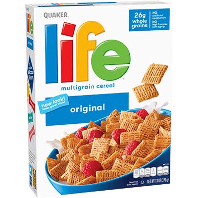 Quaker Life Whole Grain Cereal Original 450g Shopee Philippines