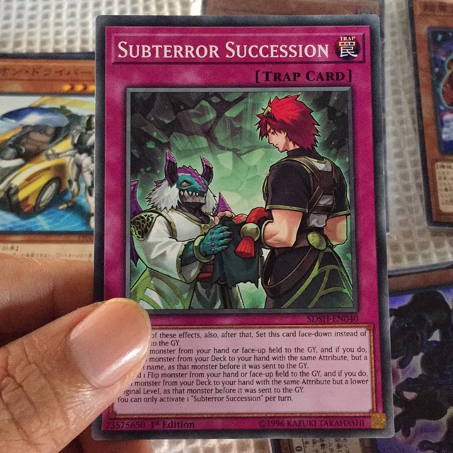 [yugioh Card] Subterror Succession - SDSH-EN040 | Shopee Philippines